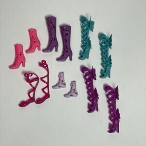 Lot 6 Pairs BARBIE Fairytopia Butterfly BALLET Popstar Keira Gladiator Shoes